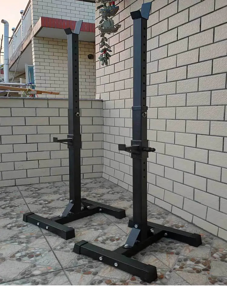 Multifunctional Home Fitness Weight Lifting Bench Press Split Squat Rack Fitness Task