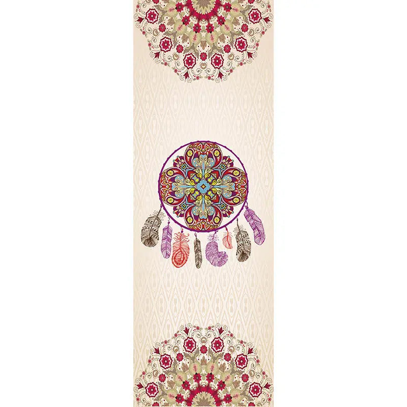 Printed Yoga Mat Drape Sweat-Absorbent Fitness Yoga Towel Yoga Drape Fitness Task