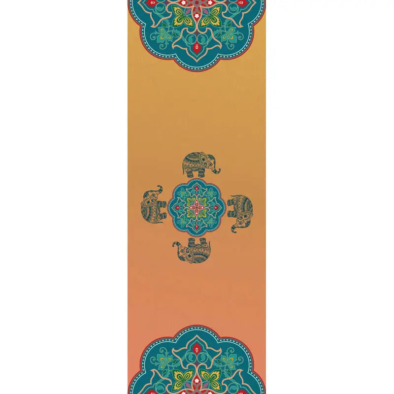Printed Yoga Mat Drape Sweat-Absorbent Fitness Yoga Towel Yoga Drape Fitness Task
