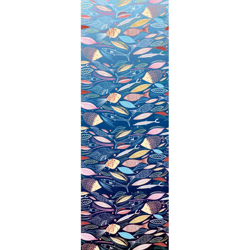 Printed Yoga Mat Drape Sweat-Absorbent Fitness Yoga Towel Yoga Drape Fitness Task