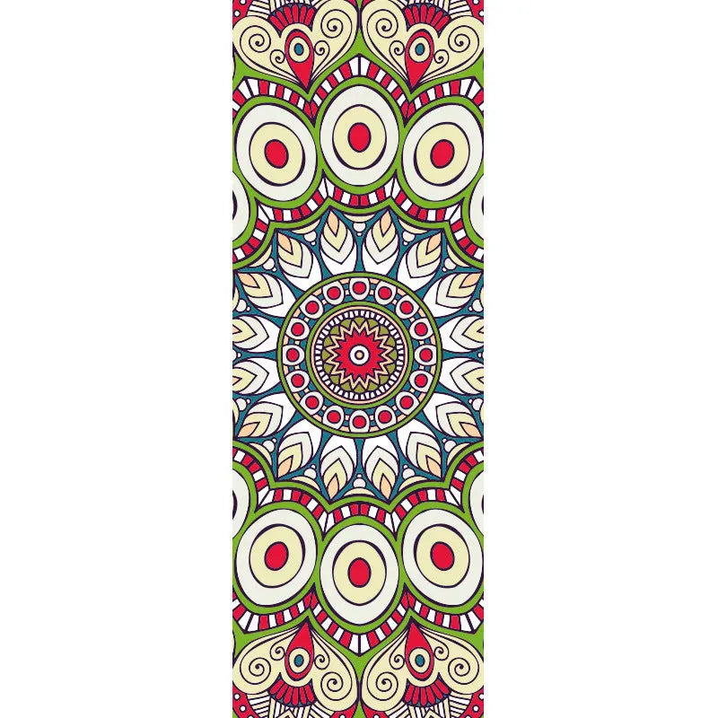 Printed Yoga Mat Drape Sweat-Absorbent Fitness Yoga Towel Yoga Drape Fitness Task