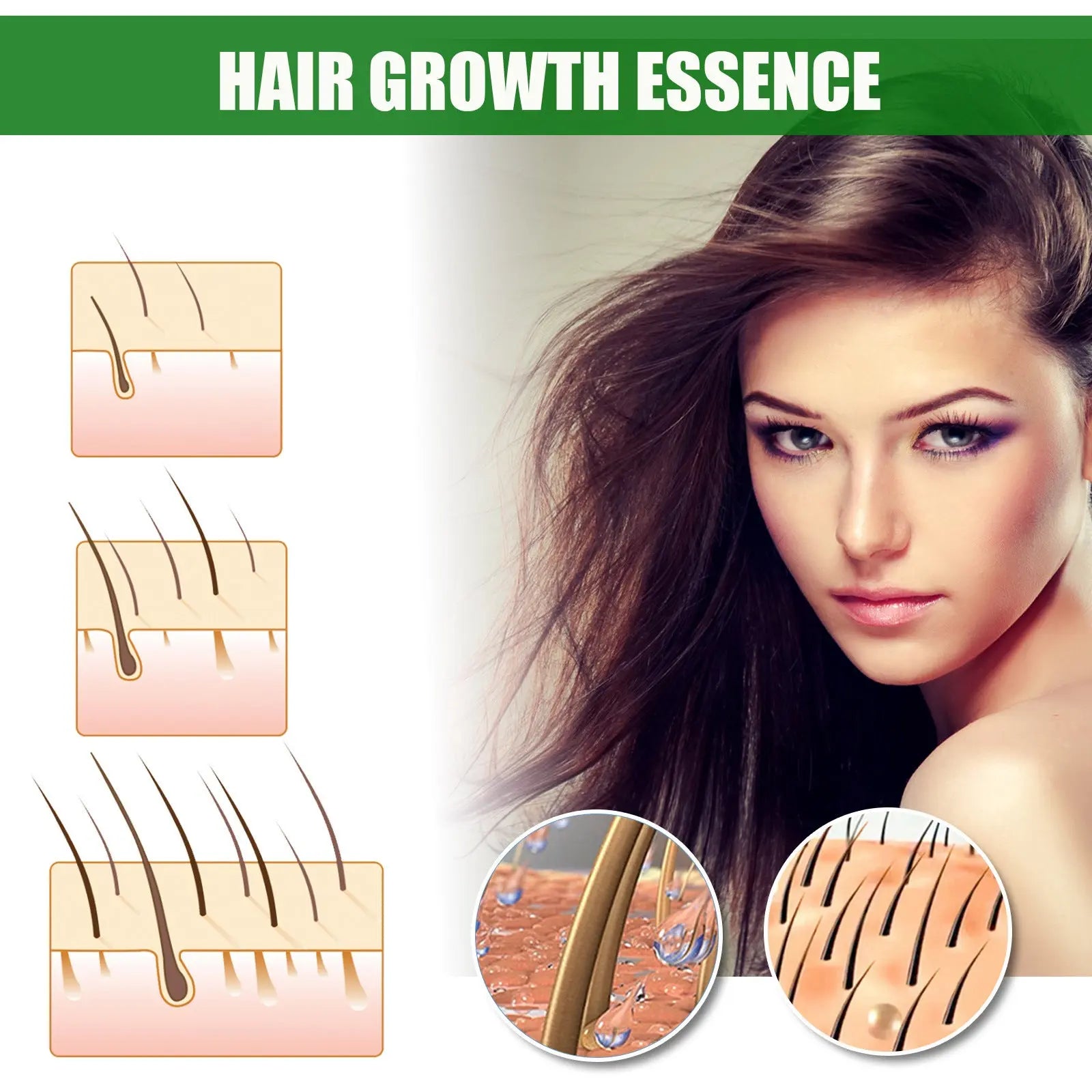 Ginger Hair Growth Moisturizing Nutrition Spray Fitness Task