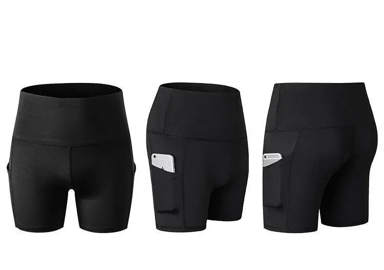 Three-point yoga shorts Fitness Task