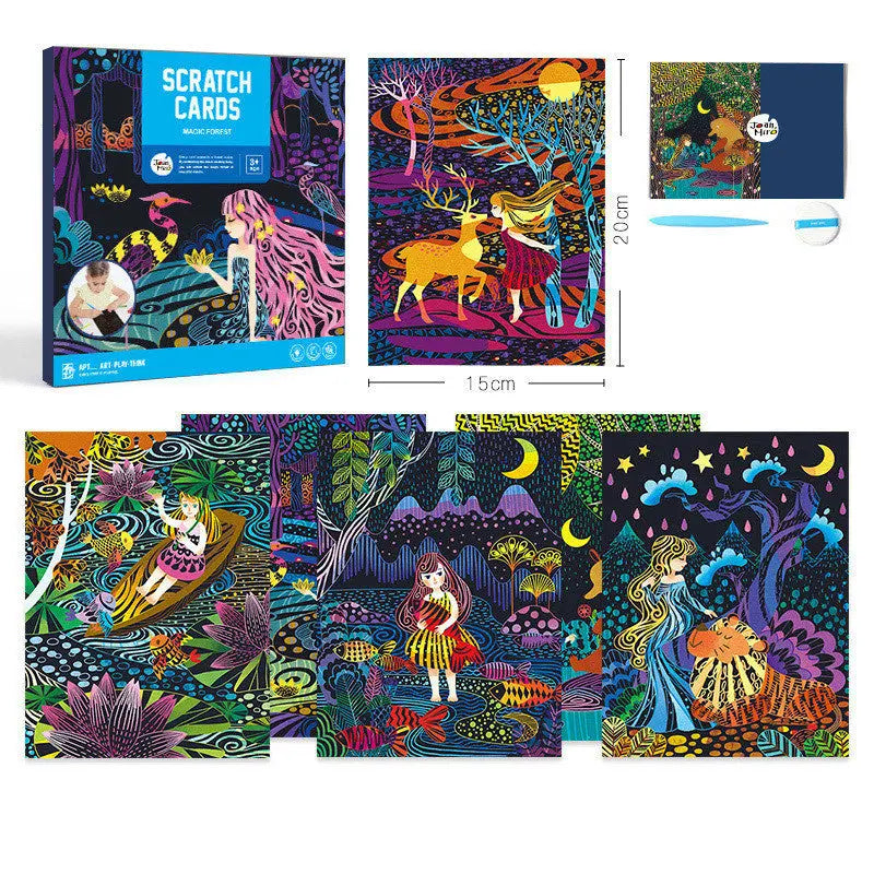 Puzzle Scratch Paper | Early Education Puzzles | Fitness Task