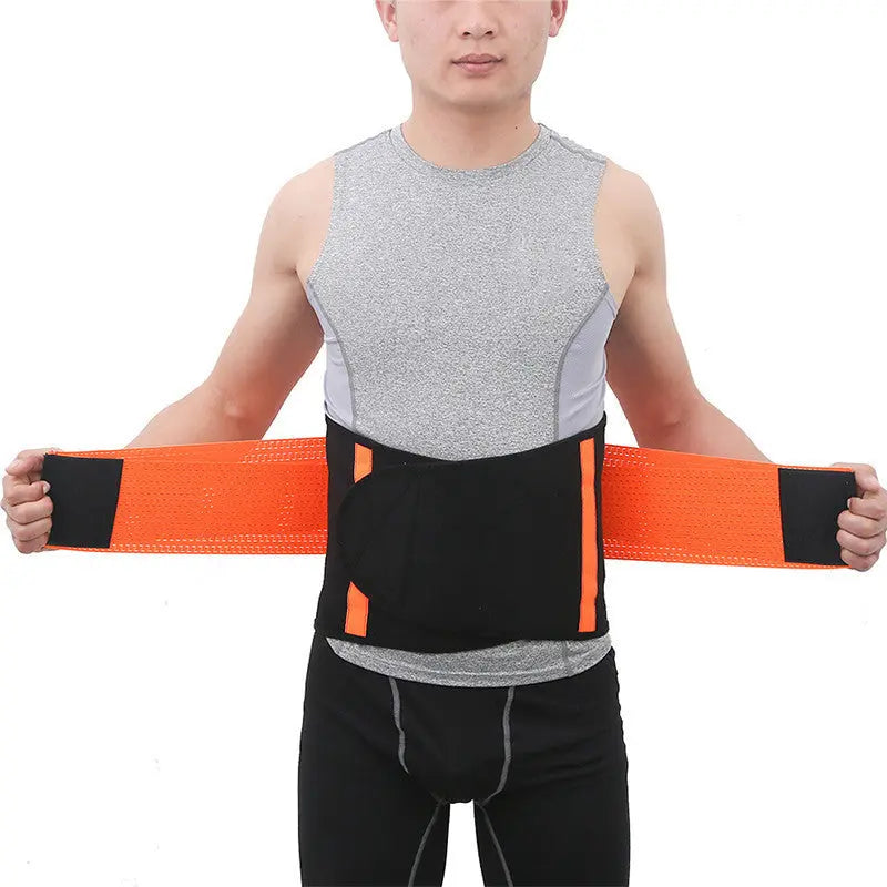 Sports Breathable Waist Belt Squat Strength Support Waist Training Fitness Weight Lifting Waist Posture Corrector Fitness Task