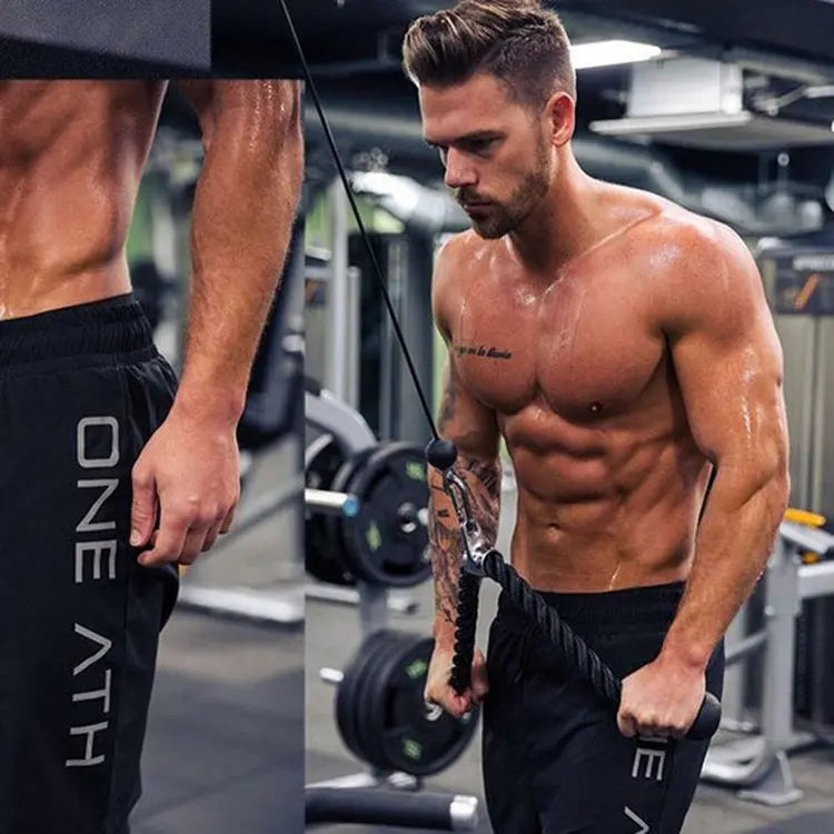 Running Gym Elastic Waist Sport Shorts Fitness Task