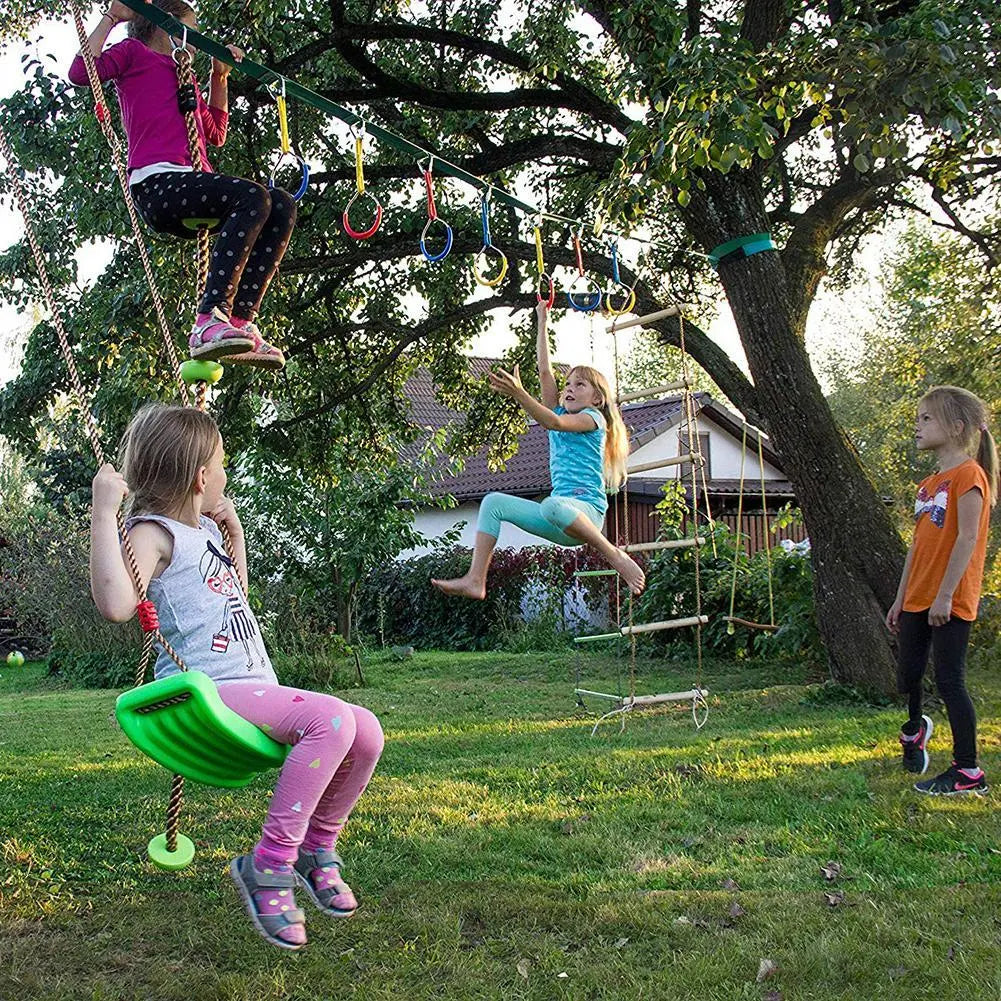 Kids Hanging Rings | Children Color Rings | Fitness Task