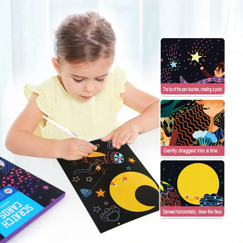 Puzzle Scratch Paper | Early Education Puzzles | Fitness Task