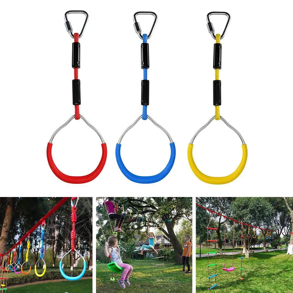 Kids Hanging Rings | Children Color Rings | Fitness Task