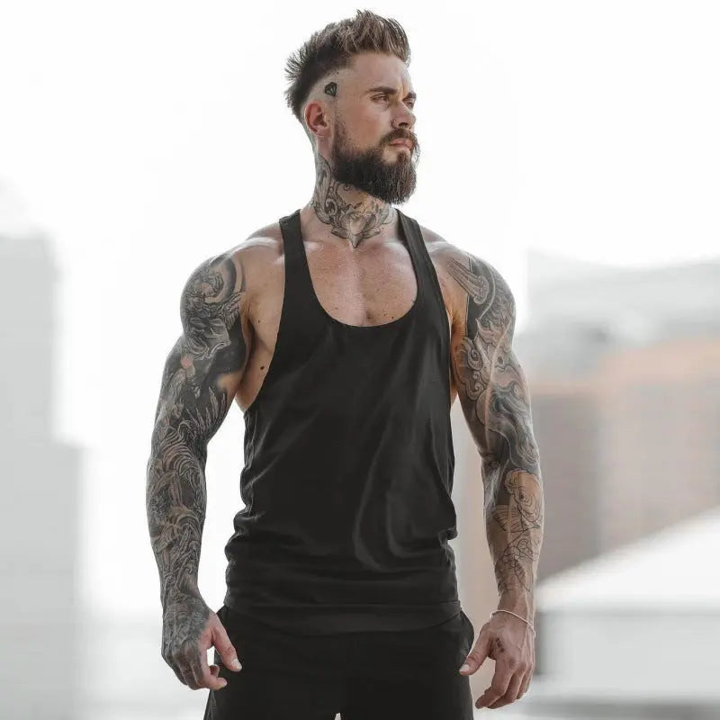 Gym Clothes With Sleeveless Tops And Halters Fitness Task