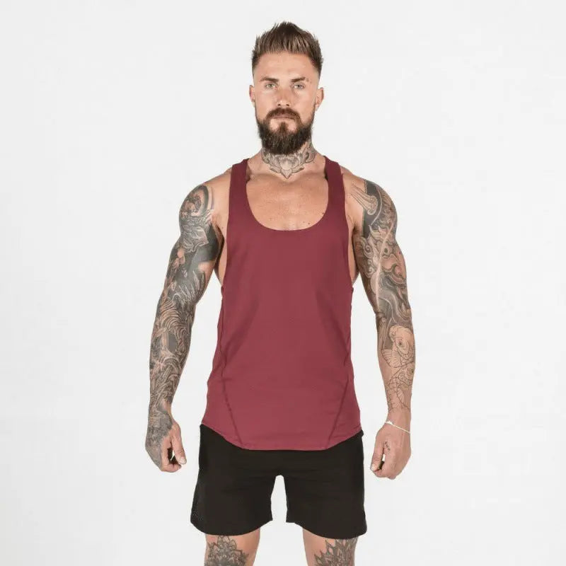 Gym Clothes With Sleeveless Tops And Halters Fitness Task