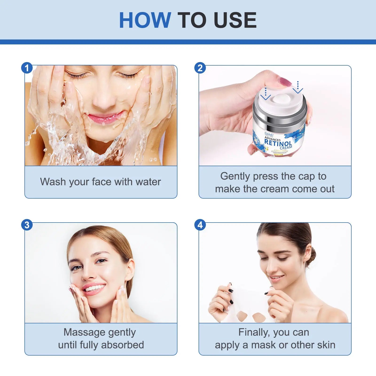 Hyaluronic Acid Nutrition Moisturizing Cream Deep Moisturizing Hydrating Fitness Task