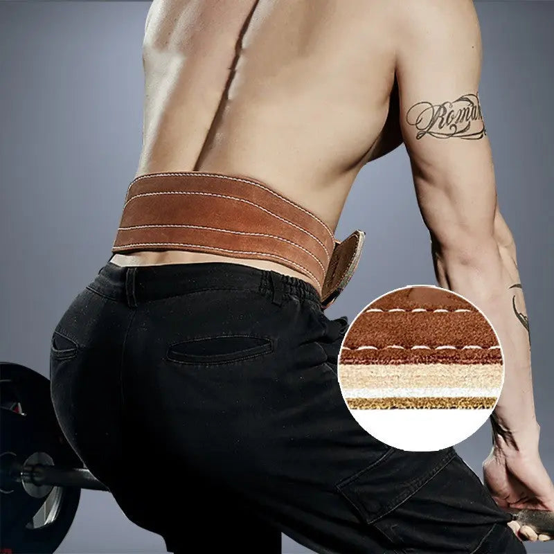 Fitness Squat Hard Pull Weight Lifting Belt Fitness Task