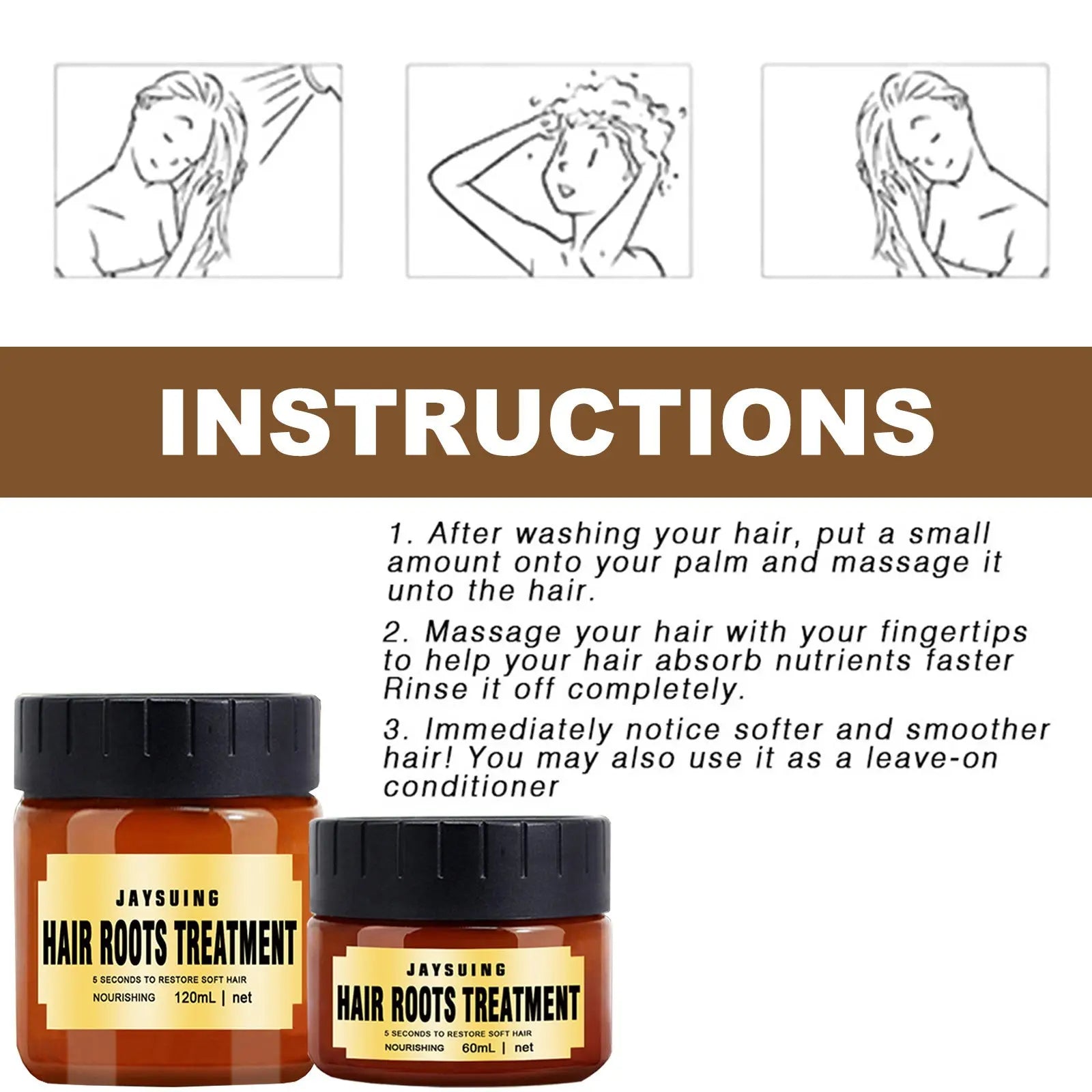 Multi-Effect Hair Conditioner Nutrition Soft Non-steamed Baked Repair Fitness Task