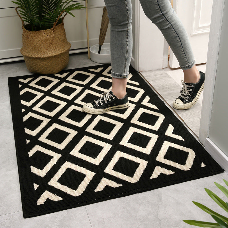 Nordic Home Floor Mat Home Dirty-resistant Porch Carpet Fitness Task