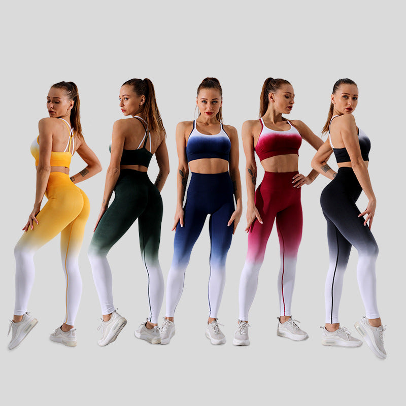 Women's Yoga Clothing Set Fitness Task