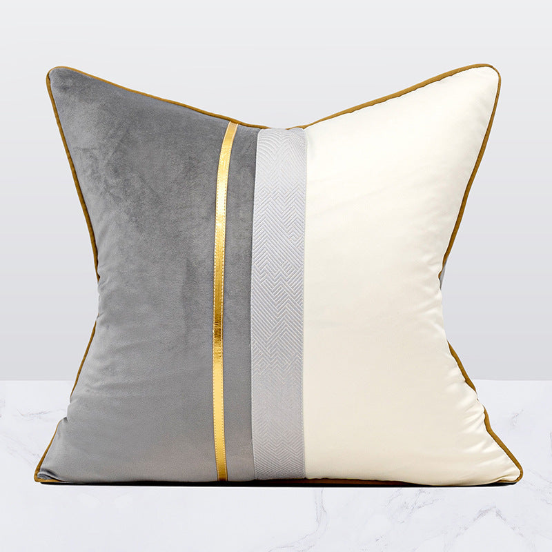 Light Luxury Pillow Cushion Home Model Home Nordic Simple Velvet Fitness Task