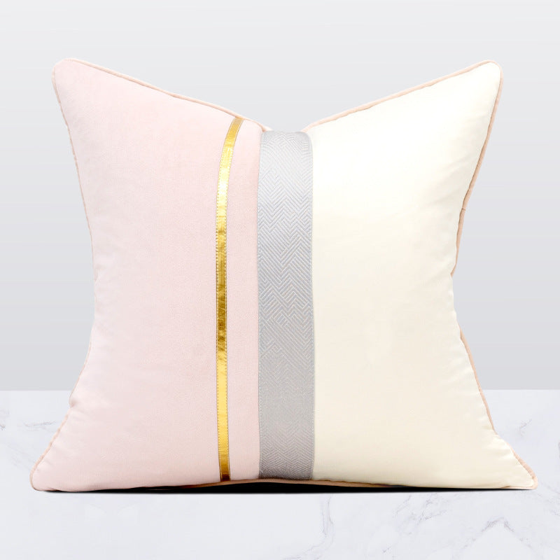 Light Luxury Pillow Cushion Home Model Home Nordic Simple Velvet Fitness Task