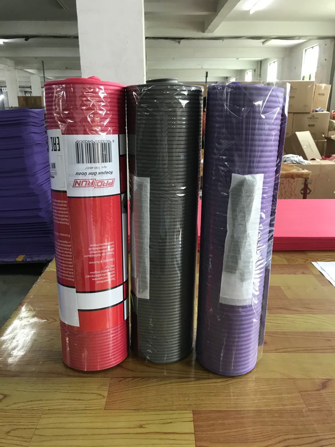 Yoga Mat NBR Yoga Mat Striped Yoga Mat Fitness Task