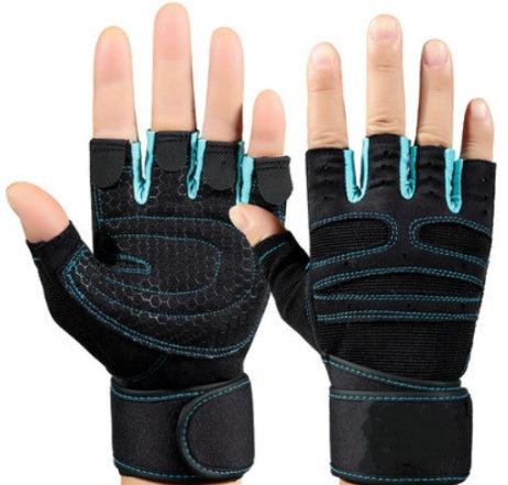 Half finger gym gloves Fitness Task