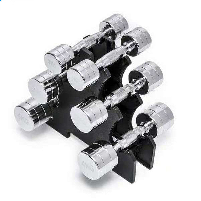 Pure Steel Home Fitness Electroplating Dumbbell Gym Equipment My Store