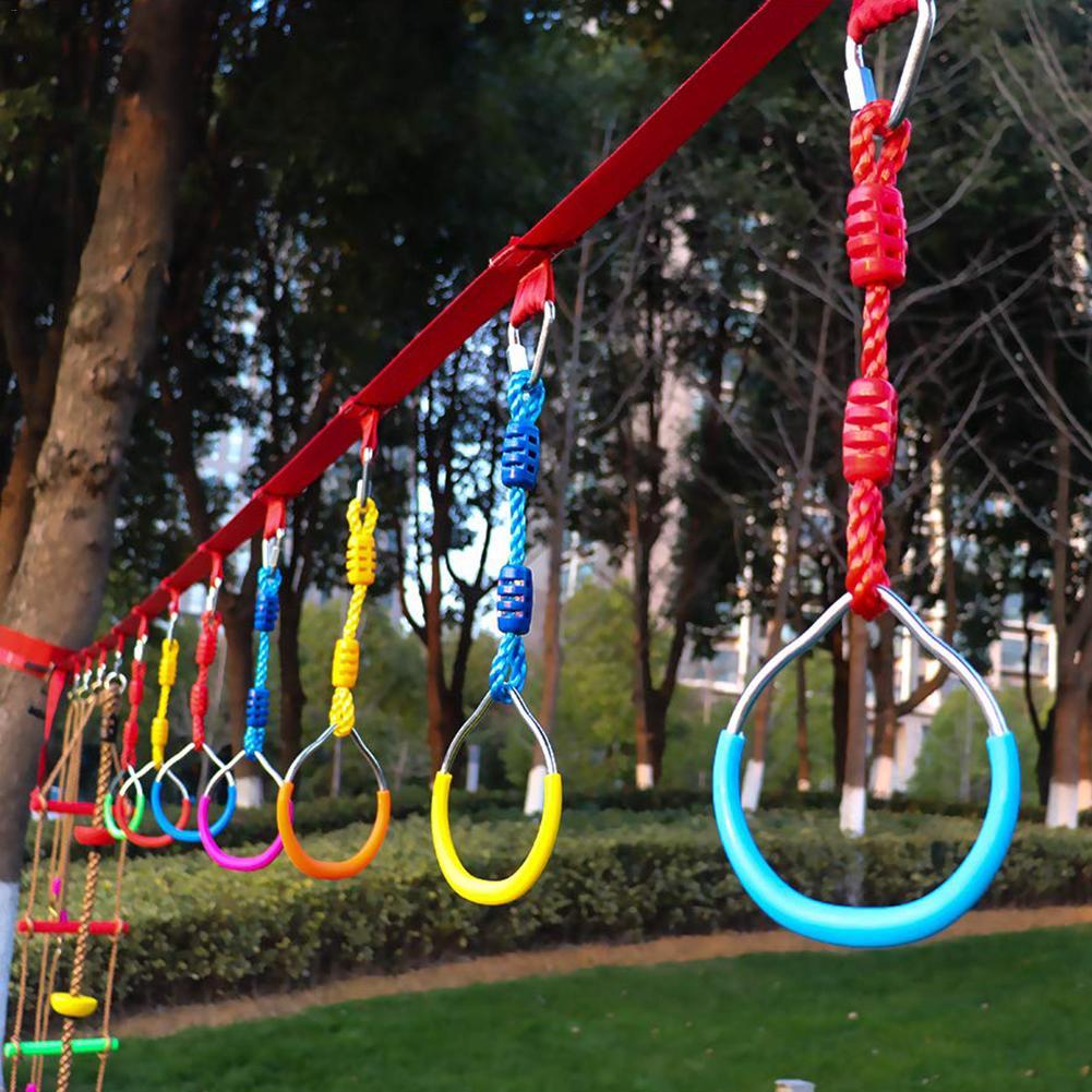 Kids Hanging Rings | Children Color Rings | Fitness Task