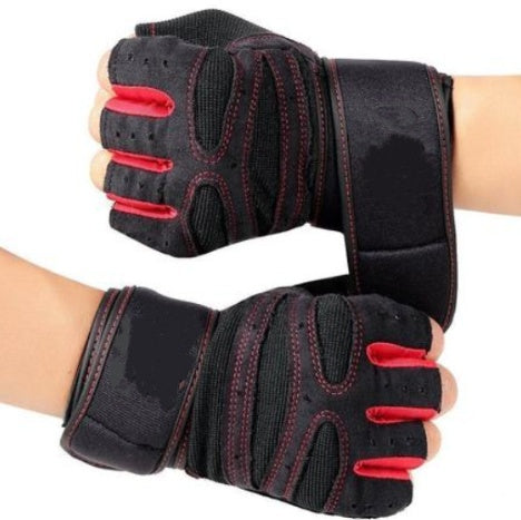 Half finger gym gloves Fitness Task