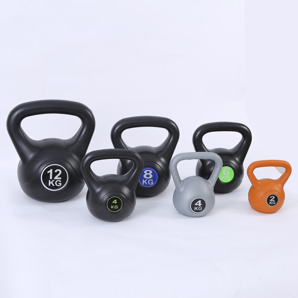 Weight Loss And Hip Lifting Strength Training Kettlebell Fitness Task