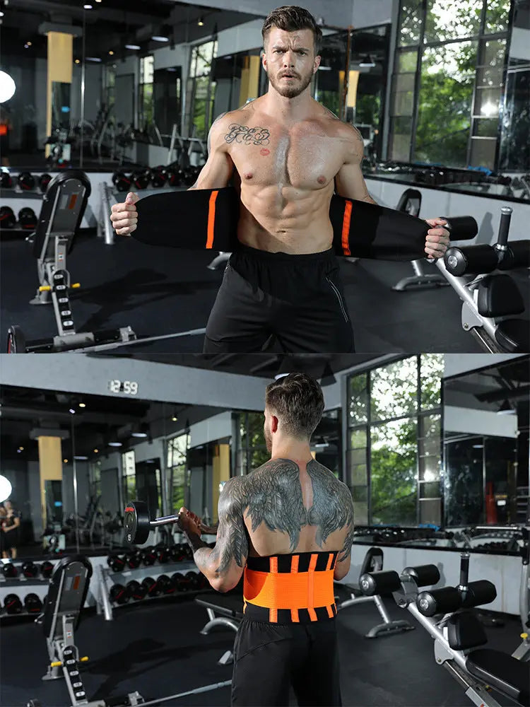 Sports Breathable Waist Belt Squat Strength Support Waist Training Fitness Weight Lifting Waist Posture Corrector Fitness Task