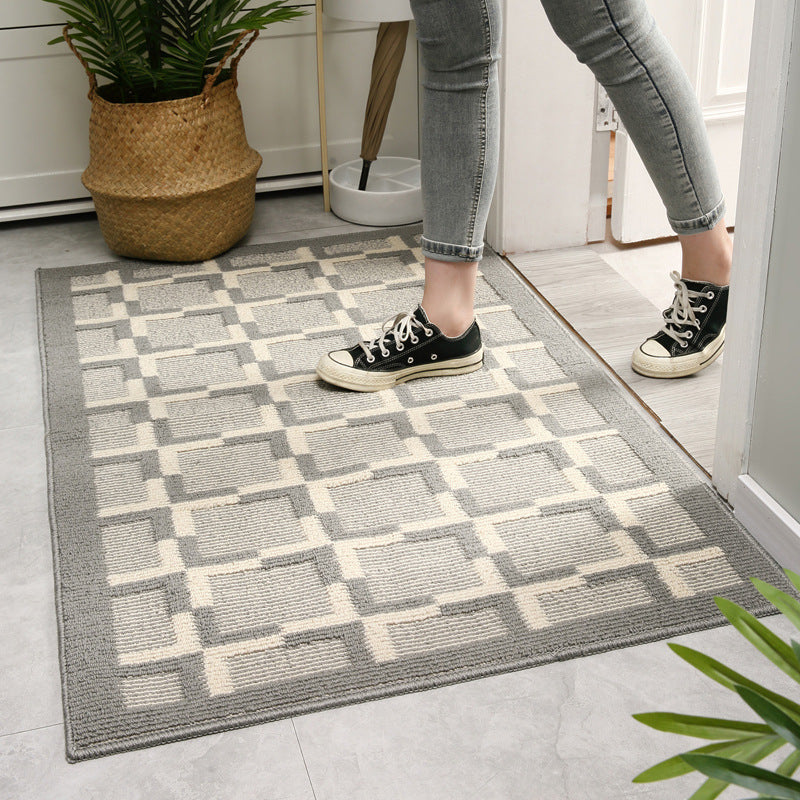 Nordic Home Floor Mat Home Dirty-resistant Porch Carpet Fitness Task