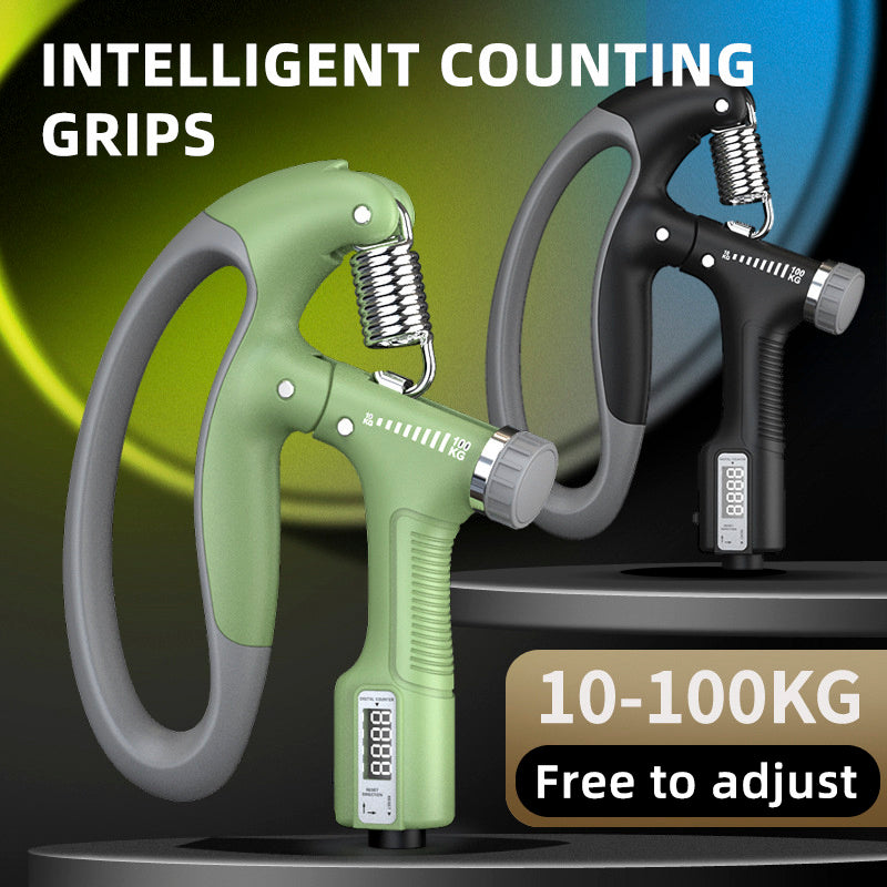 Smart Counting Grip 10-100KG Grip Free Adjustment Professional Hand Training Arm Muscle Training Fitness Equipment Fitness Tools Gym My Store