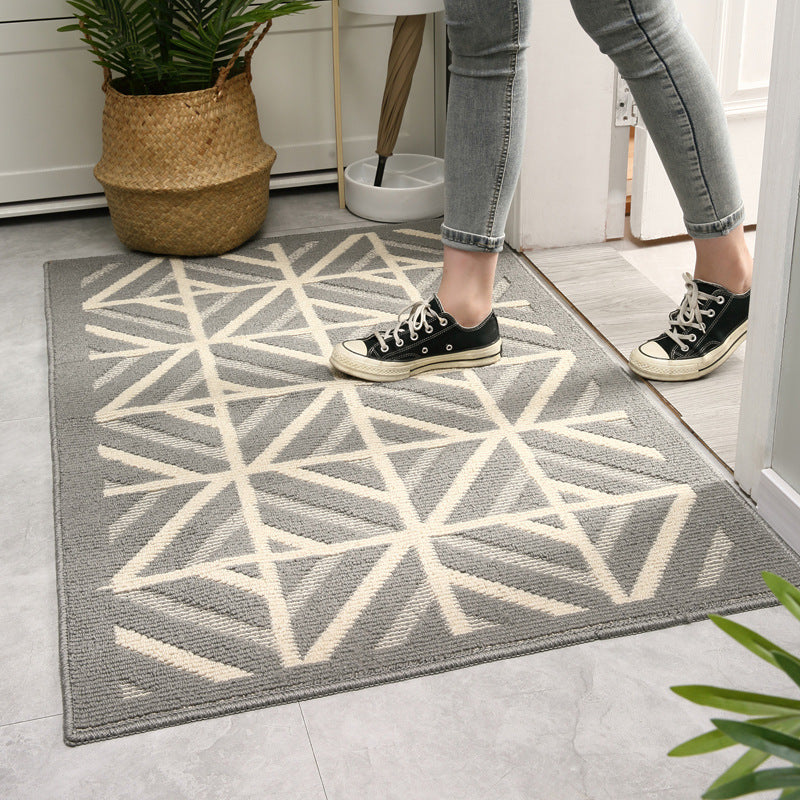 Nordic Home Floor Mat Home Dirty-resistant Porch Carpet Fitness Task